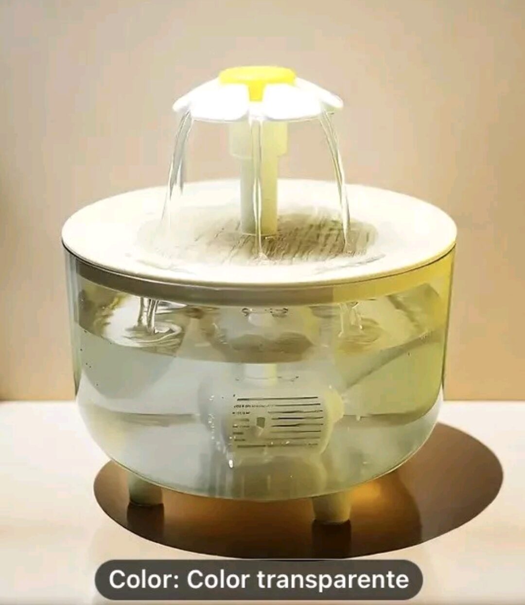 50.72oz Automatic Water Fountain, USB Powered Clear Pet Drinking Dispenser. - Image 3