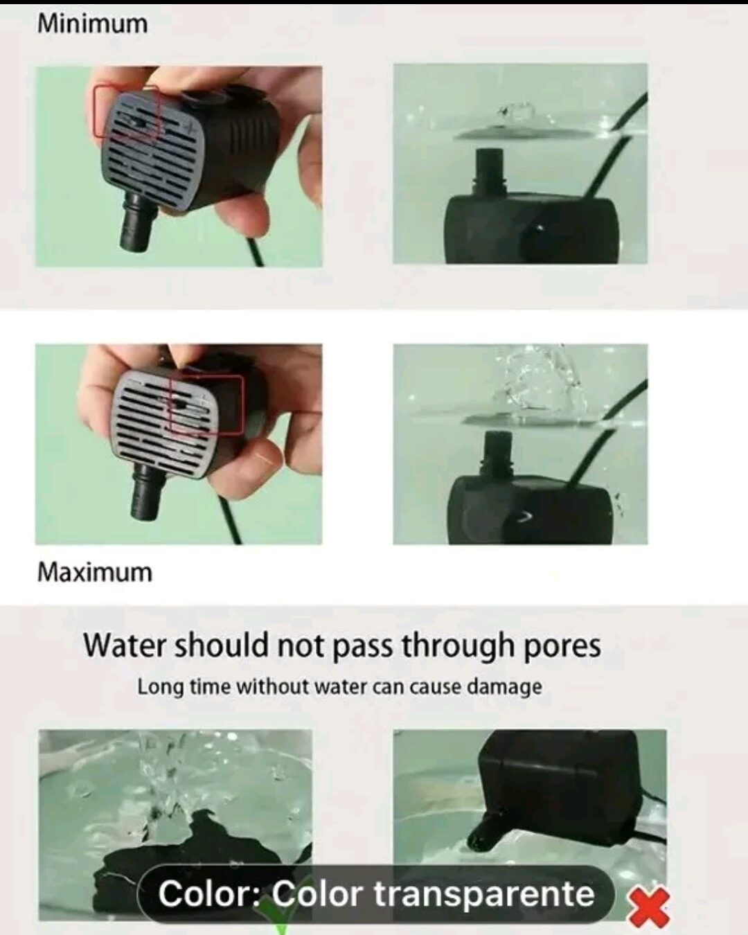 50.72oz Automatic Water Fountain, USB Powered Clear Pet Drinking Dispenser. - Image 6