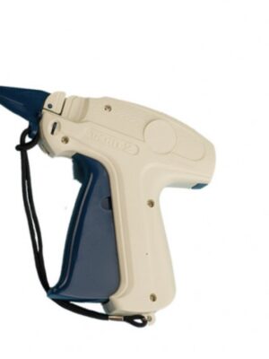 Clothing price tagging gun, tagging machine with 1000 (± 50) white barbed fasteners and 5 additional steel needles