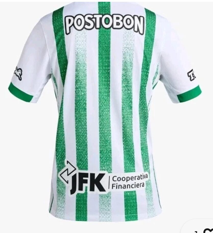 Camiseta de fútbol colombiana unisex Atlético Nacional 2025 talla L Imported - Image 5