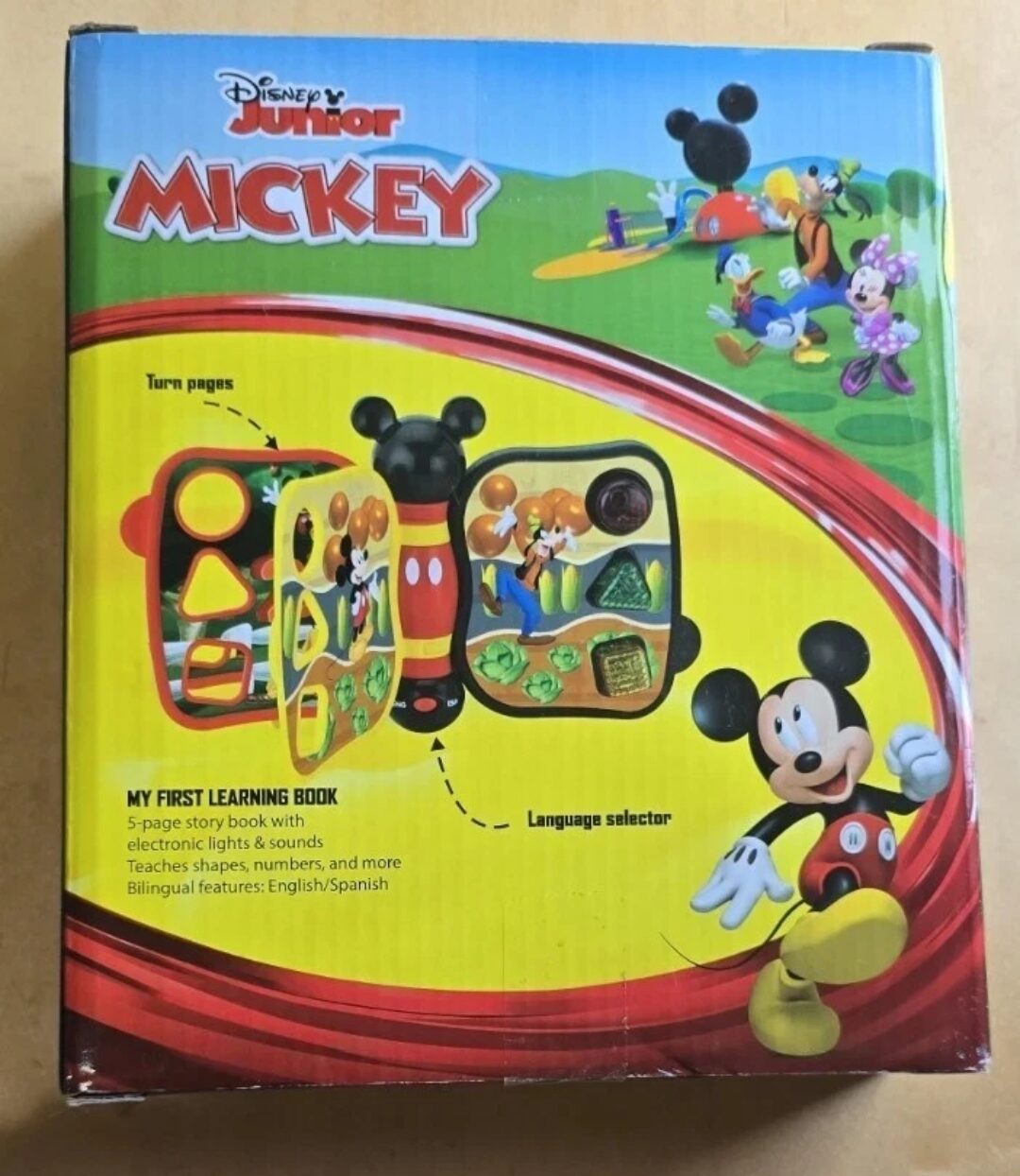 Disney My First Learning Book Age 12M+ 907876 Battery Included! Lights/sounds - Image 2