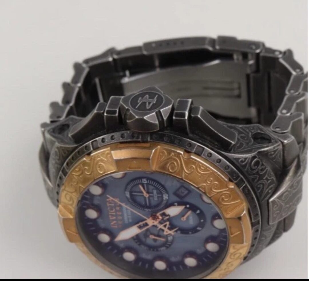 Invicta Reserve Chronograph Swiss Quartz 17867 50mm Gunmetal Stainless Steel - Image 3