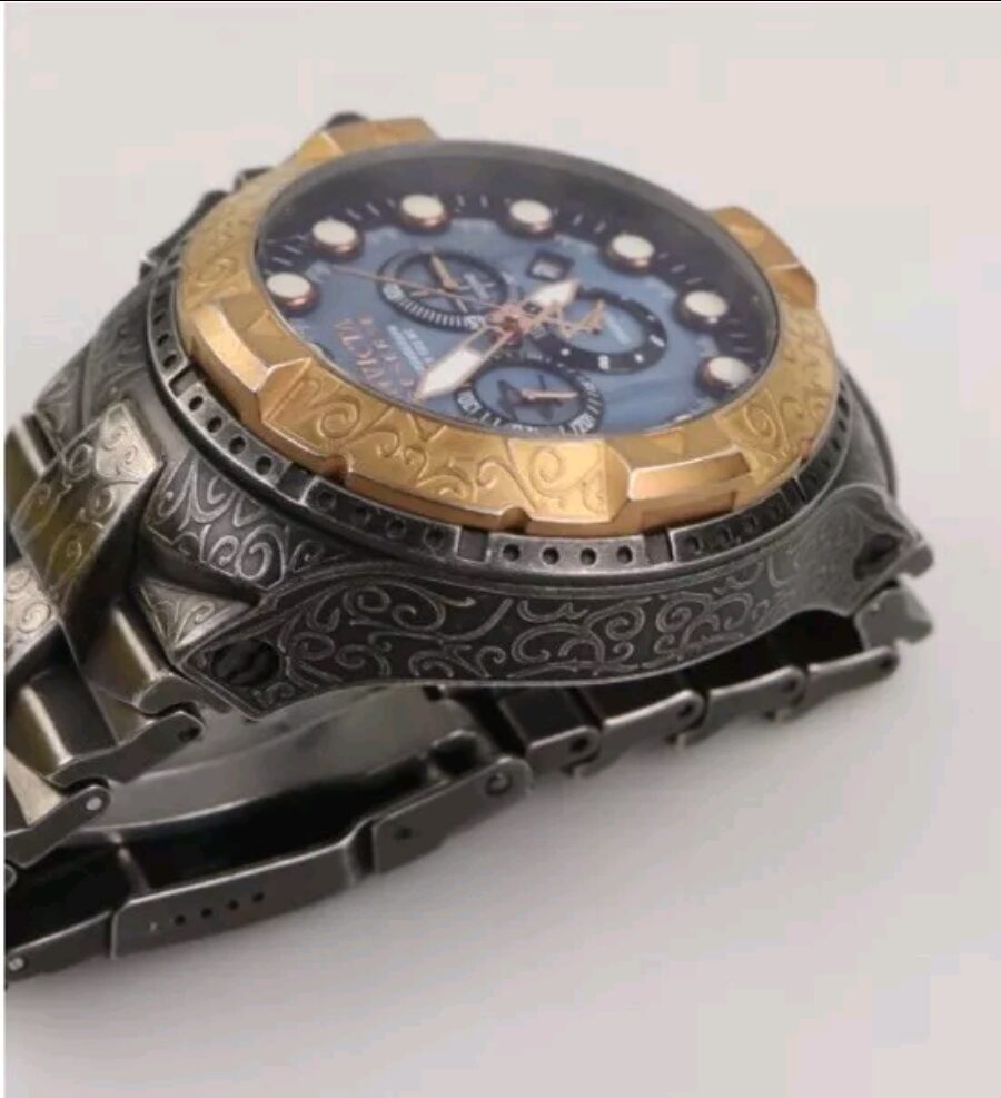 Invicta Reserve Chronograph Swiss Quartz 17867 50mm Gunmetal Stainless Steel - Image 4