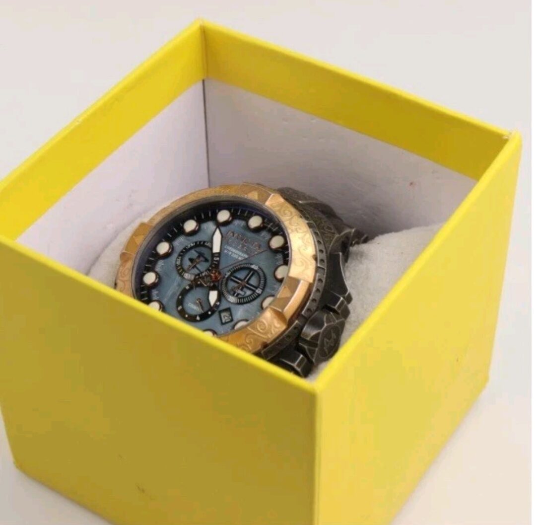 Invicta Reserve Chronograph Swiss Quartz 17867 50mm Gunmetal Stainless Steel - Image 7