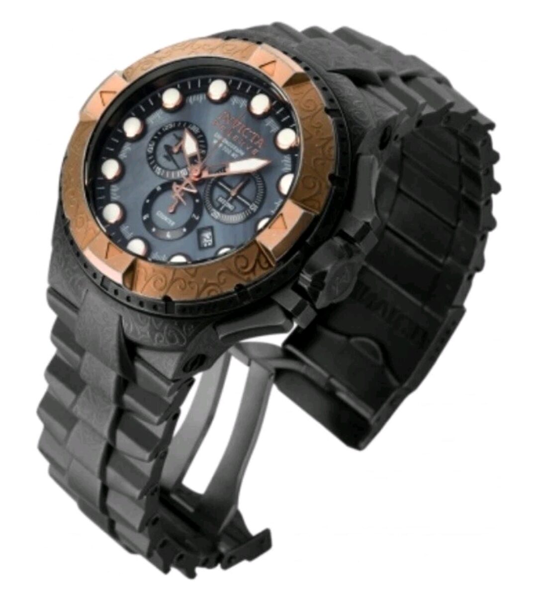 Invicta Reserve Chronograph Swiss Quartz 17867 50mm Gunmetal Stainless Steel - Image 8