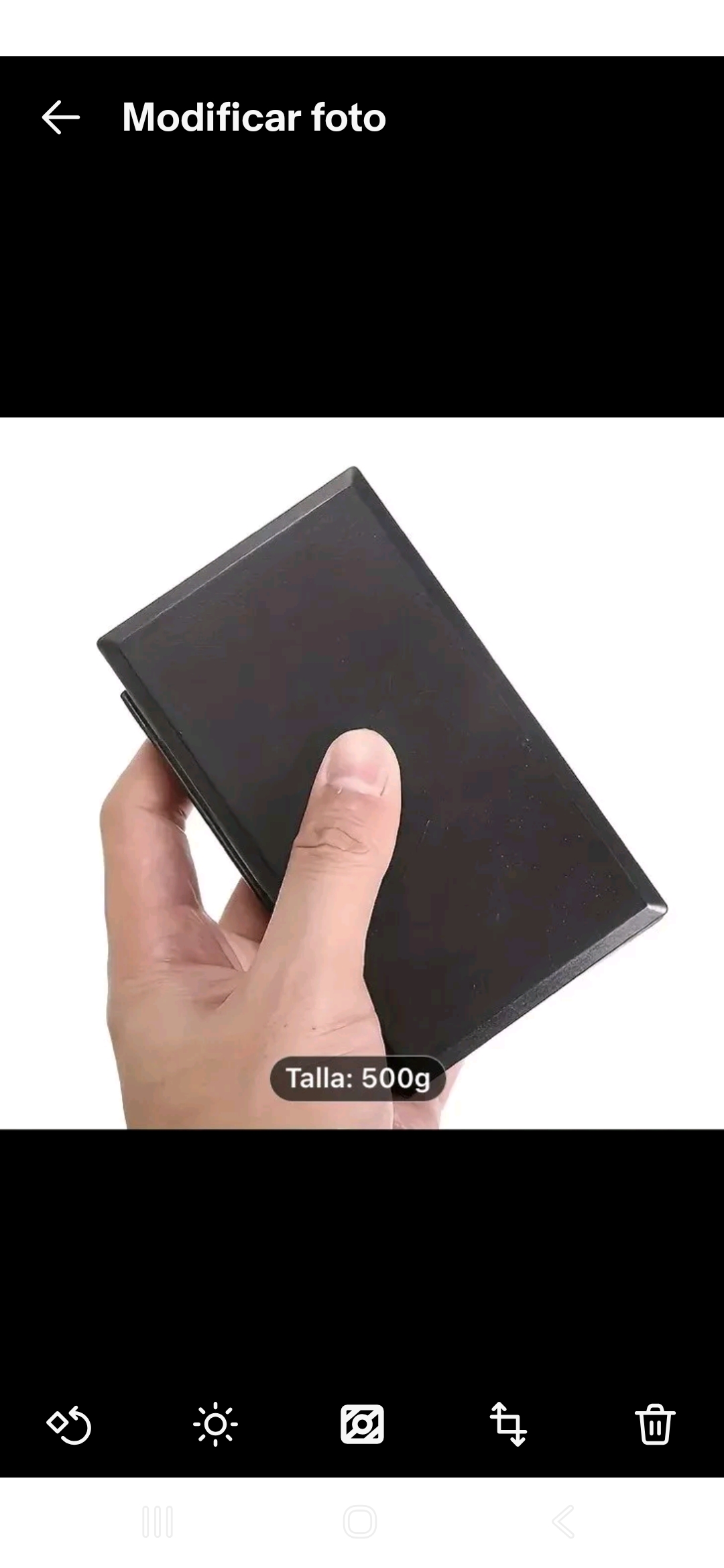 Digital pocket scale for jewelry 500g, y 100g battery operated - Image 10