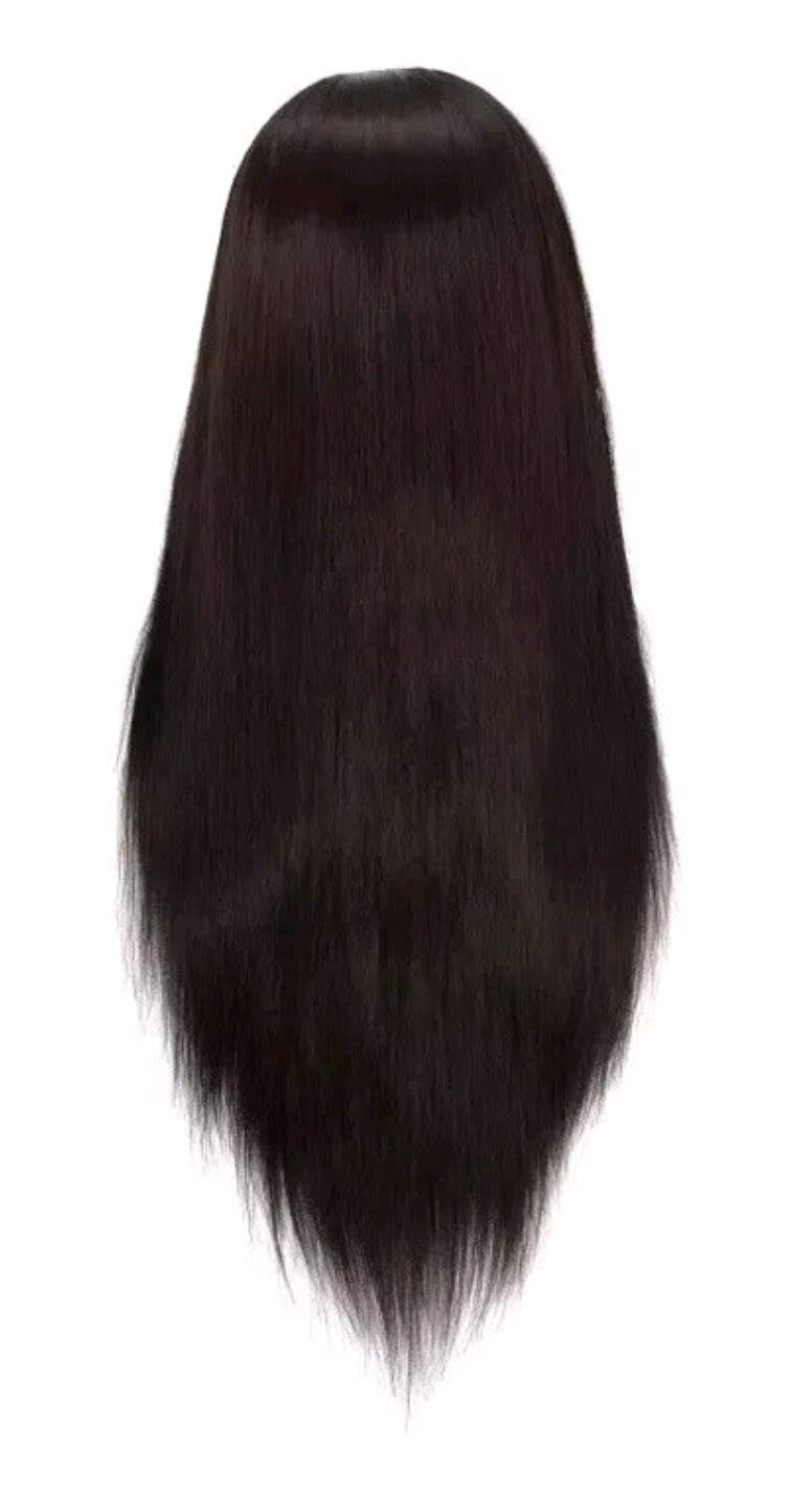 Mannequin head for cosmetology training, hairdressing 26”-28” - Image 9