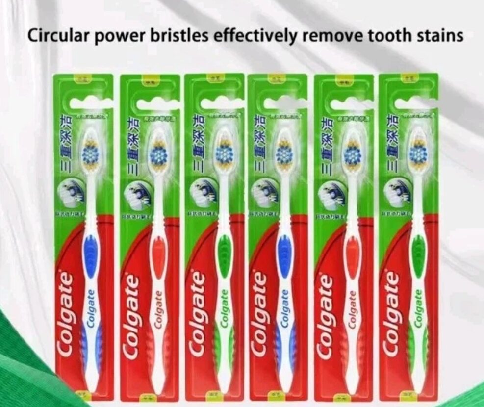 Pack of 6 Colgate Extra Clean Full Head Toothbrushes FIRM #95 Hard Bristles - Image 7