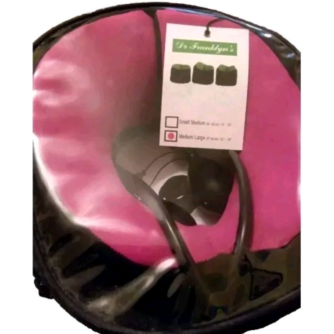 Cervical Spine Pump Collar By Dr. Franklyn's (Pink) - Image 3