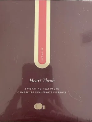 Pure Romance Heart Massager • Reusable Warming Heat Pack color pink