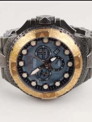 Invicta Reserve Chronograph Swiss Quartz 17867 50mm Gunmetal Stainless Steel