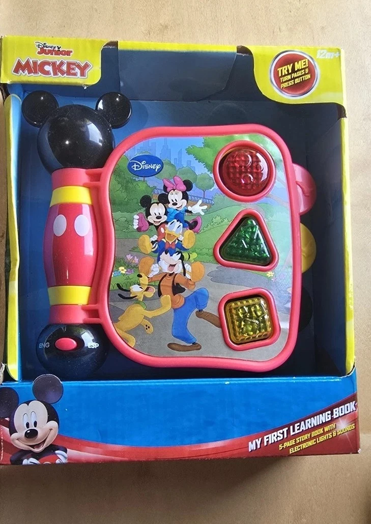 Disney My First Learning Book Age 12M+ 907876 Battery Included! Lights/sounds