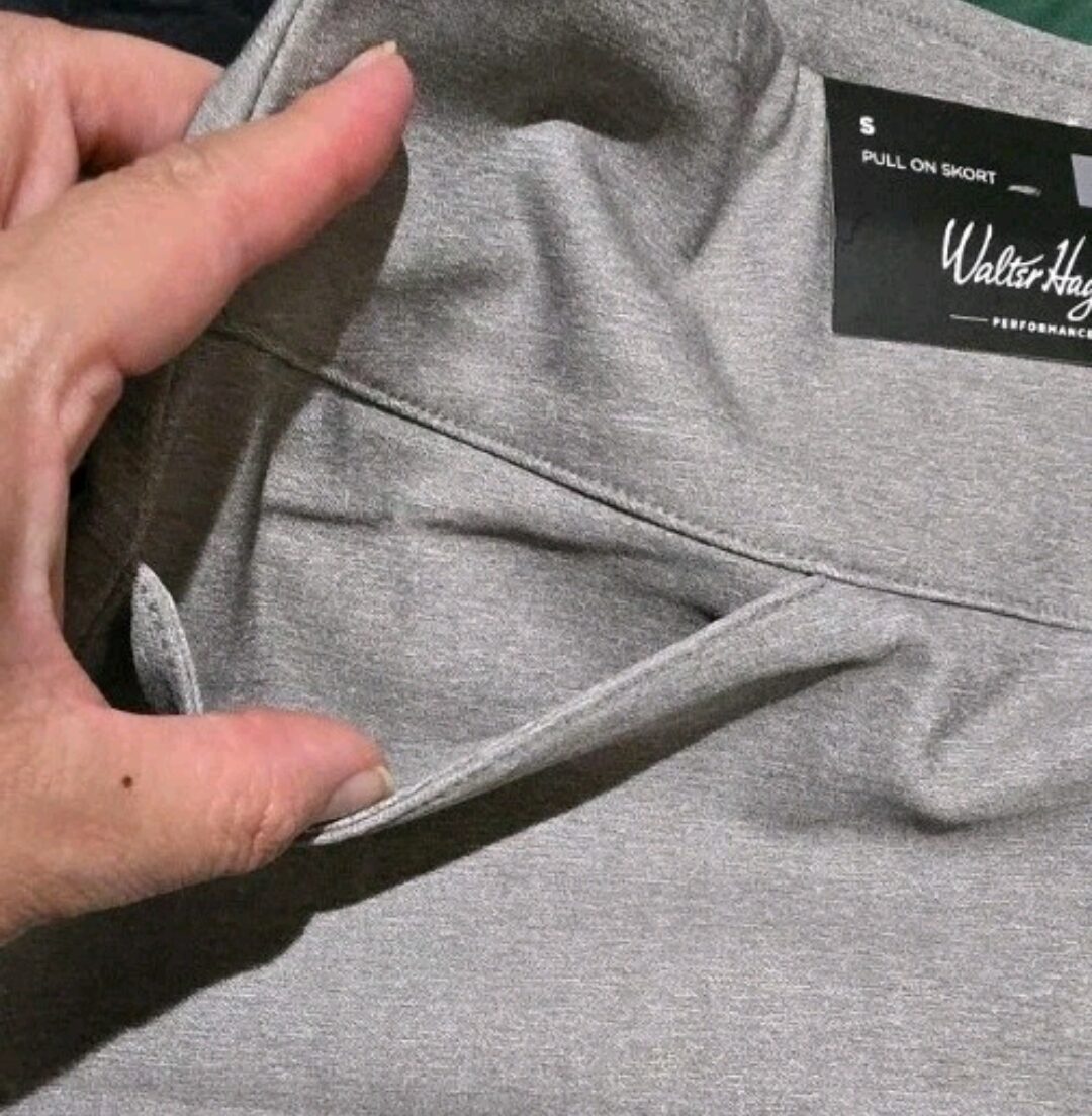 Hagen Lady Golf Skort in Grey with Tummy Control and Front Pockets, Size S - Image 11