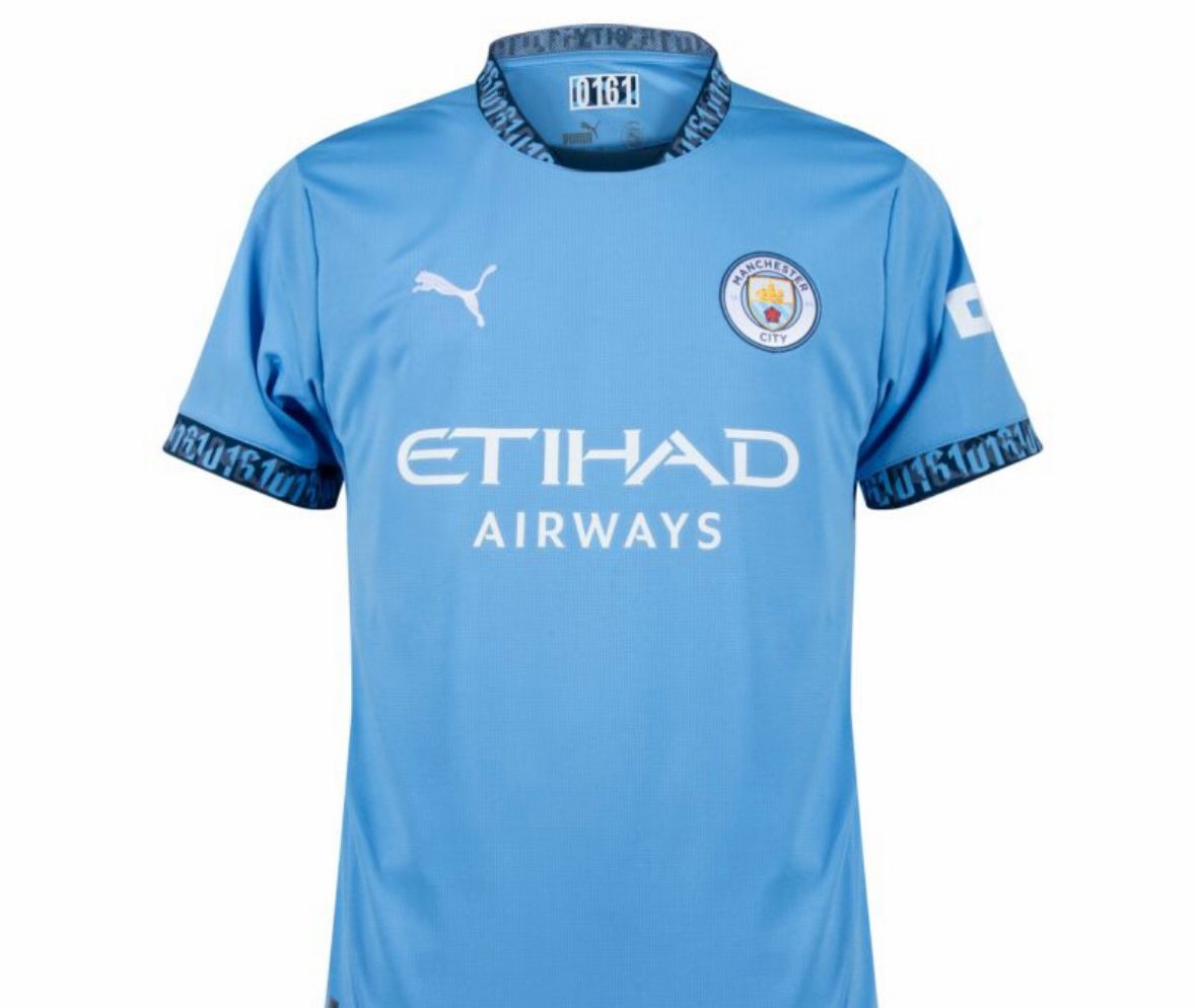 Manchester City 24/25 Replica Home Men's Soccer Jersey XL Imported - Image 2