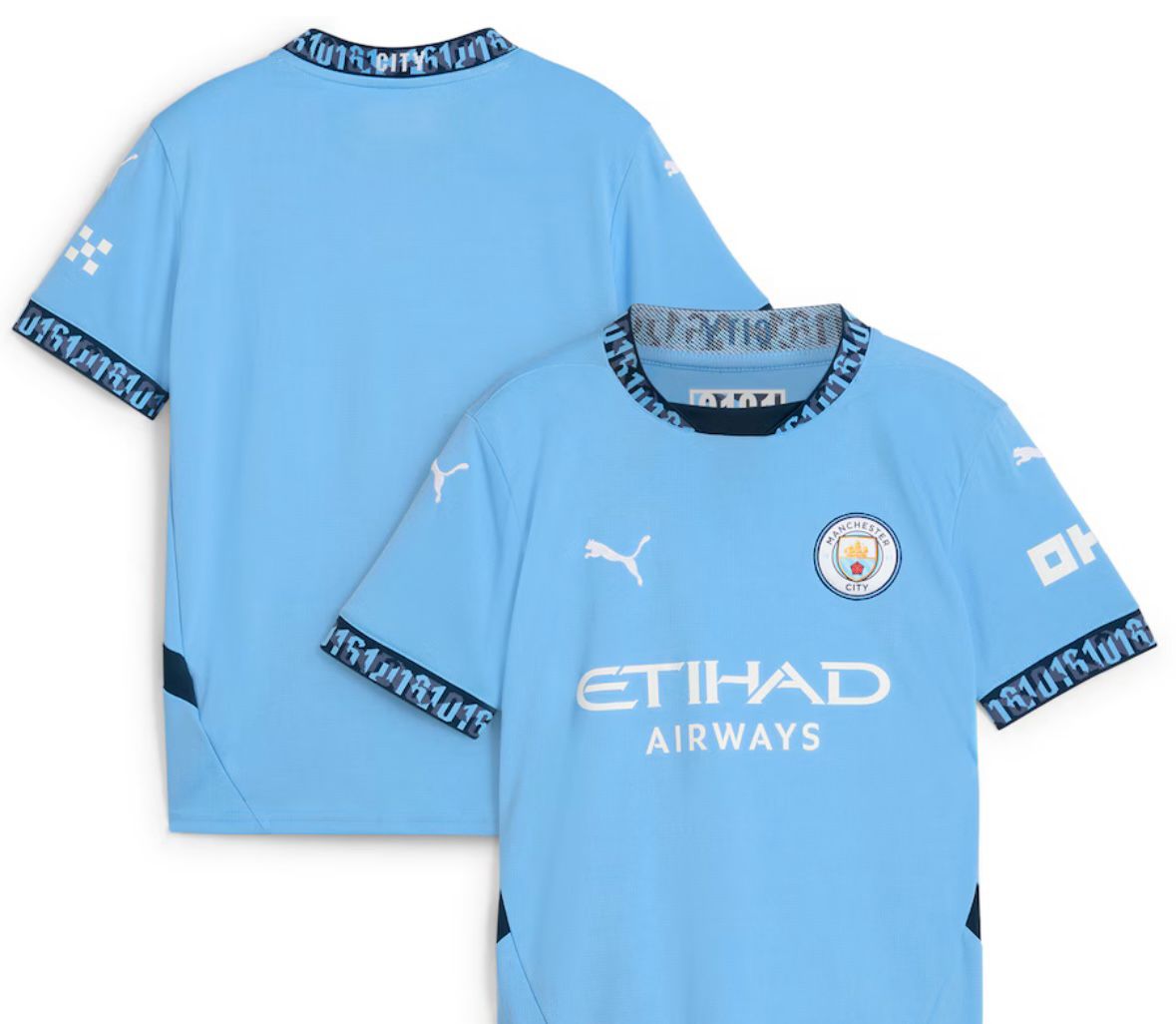 Manchester City 24/25 Replica Home Men's Soccer Jersey XL Imported - Image 4