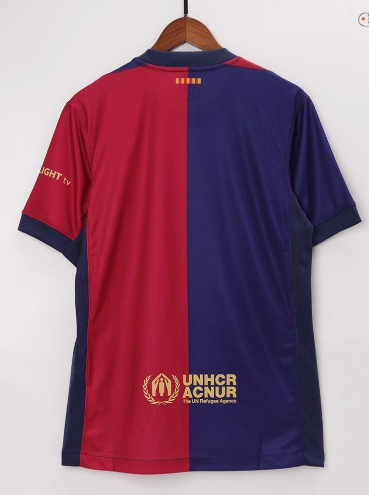 Barcelona Full Set of Soccer team Uniform Home 24-25 Size-L Imported - Image 4
