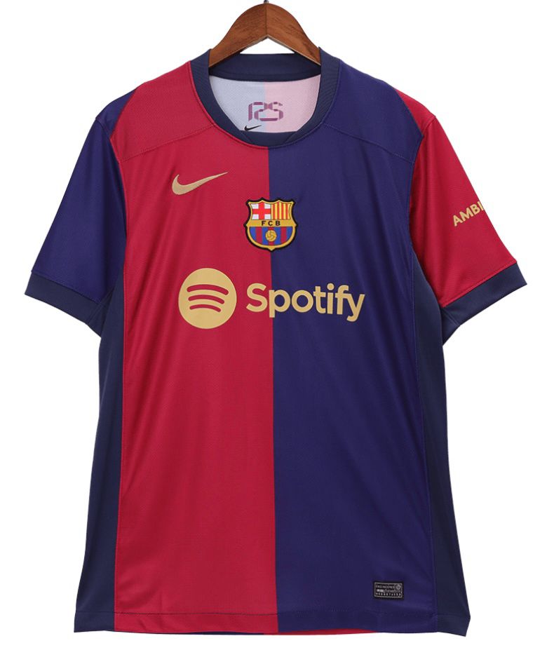 Barcelona Full Set of Soccer team Uniform Home 24-25 Size-L Imported - Image 5