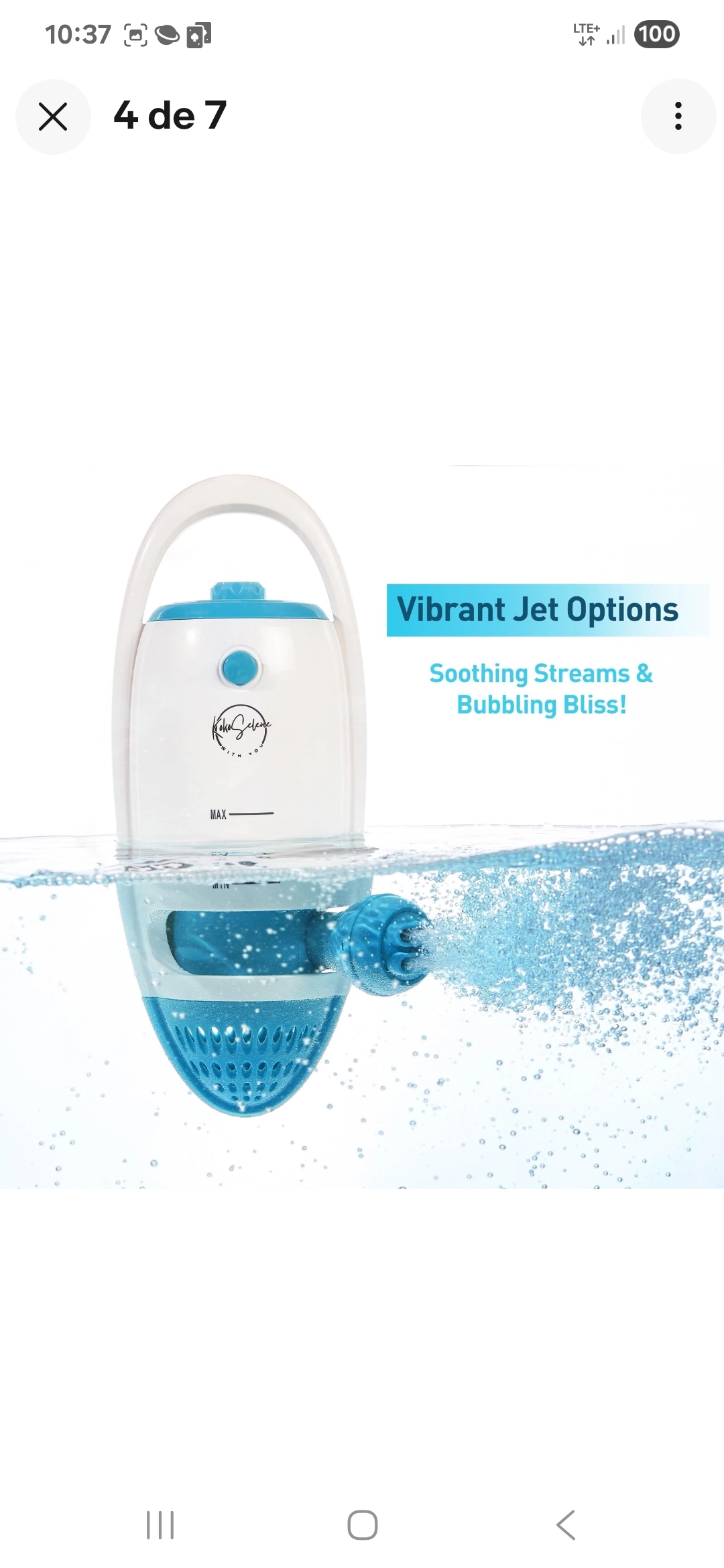 Bath Jets for Tub, Portable Bathtub Jets for Home Spa, Creates Soothing Bubbl... - Image 4