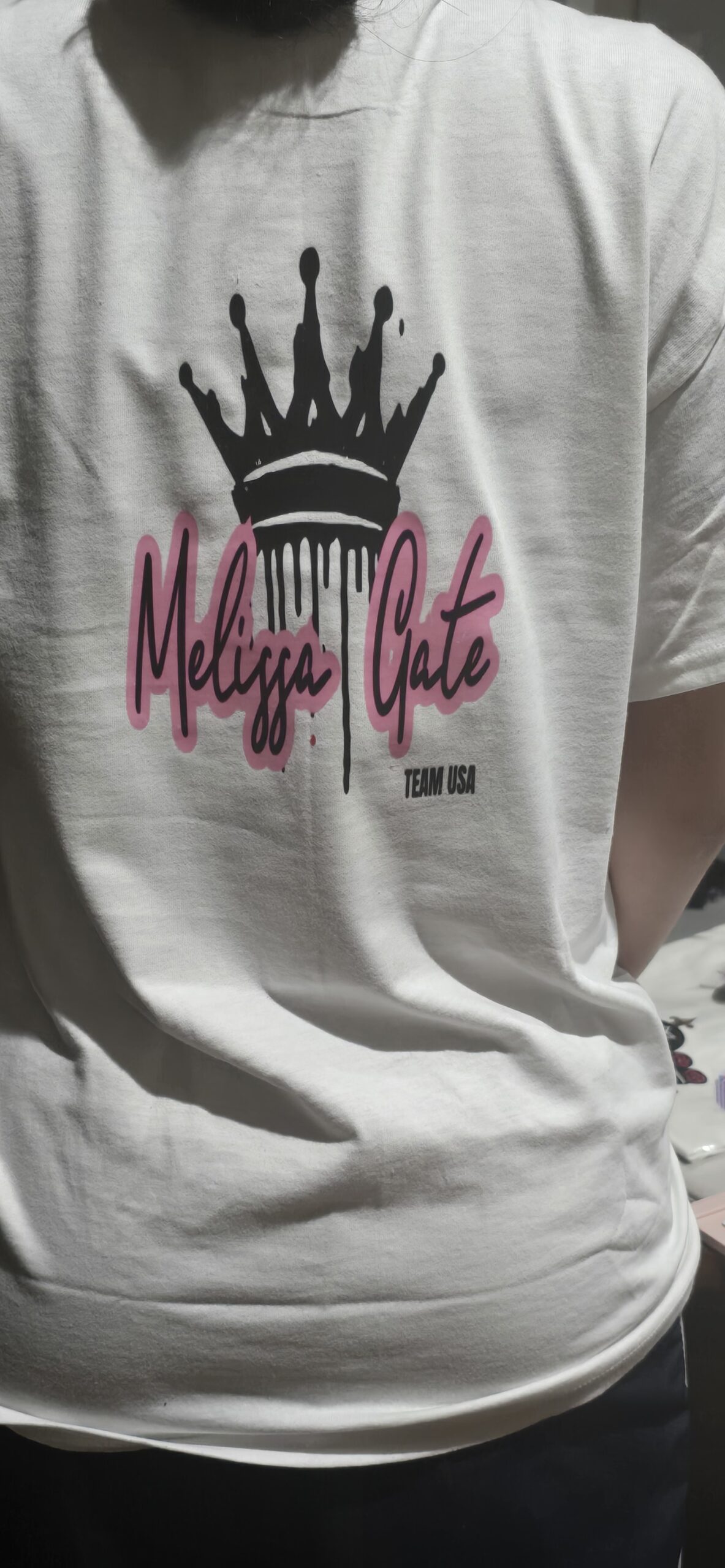 T-Shirt cotton 100% MELISSA GATE Size L the house of the famous Colombia. - Image 2