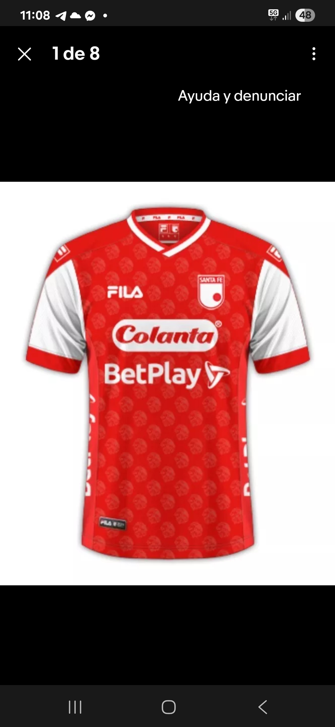Fila Santa Fe 2024 Home Jersey S - Image 4